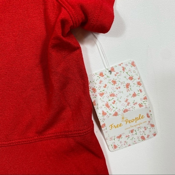 NWT Free People Just A Twist Choker Neck Top - Picture 6 of 8